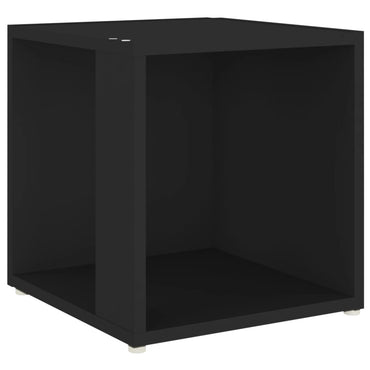 Side Table Black 33X33X34.5 Cm Engineered Wood