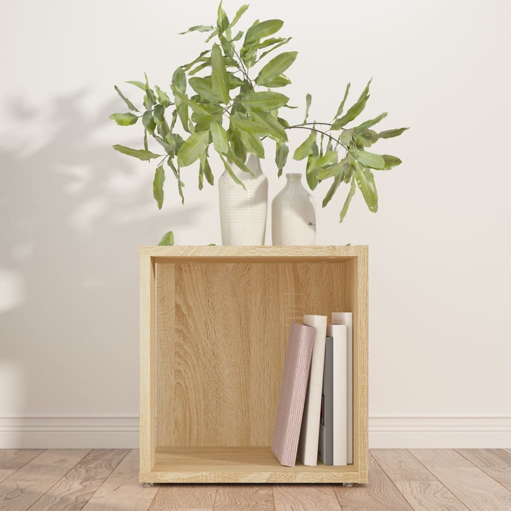 Side Table Sonoma Oak 33X33X34.5 Cm Engineered Wood