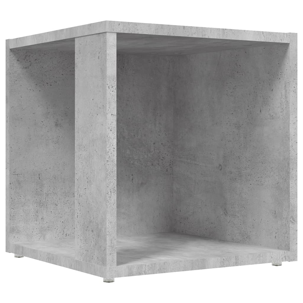 Side Table Concrete Grey 33X33X34.5 Cm Engineered Wood