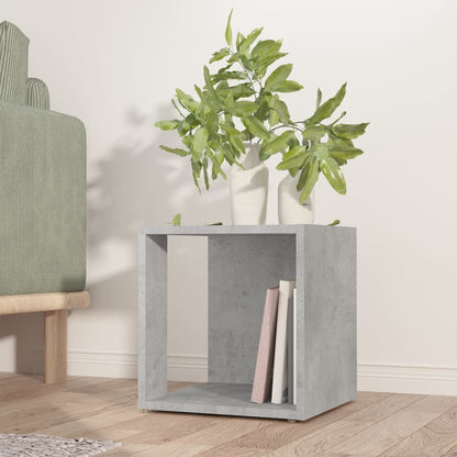 Side Table Concrete Grey 33X33X34.5 Cm Engineered Wood