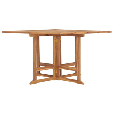 Folding Garden Dining Table 110X110X75 Cm Solid Wood Teak