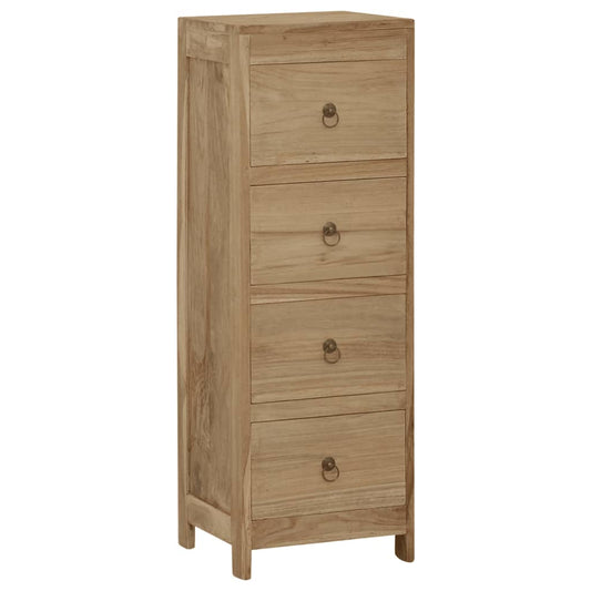 Chest Of Drawers 30X30X90 Cm Solid Wood Teak