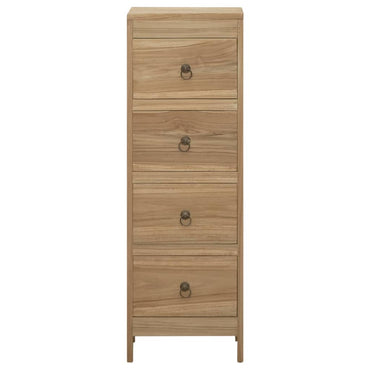 Chest Of Drawers 30X30X90 Cm Solid Wood Teak