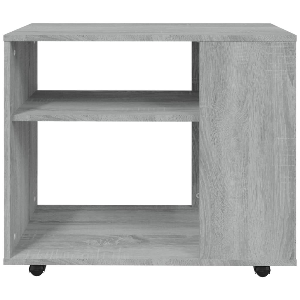 Side Table Grey Sonoma 70X35X55 Cm Engineered Wood