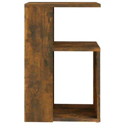 Side Table Smoked Oak 36X30X56 Cm Engineered Wood