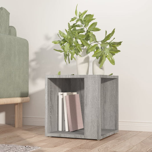 Side Table Grey Sonoma 33X33X34.5 Cm Engineered Wood