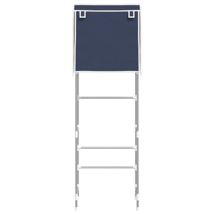 2-Tier Storage Rack Over Toilet Blue 56X30X170 Cm Iron