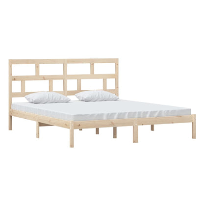 Bed Frame 180X200 Cm Super King Size Solid Wood