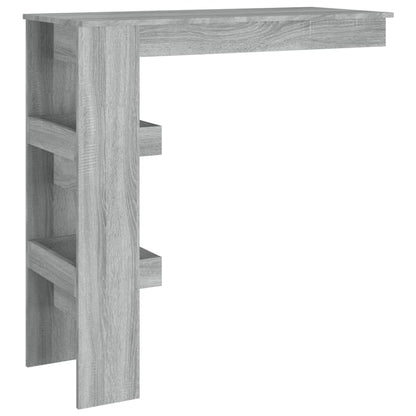 Wall Bar Table Grey Sonoma 102X45X103.5 Cm Engineered Wood