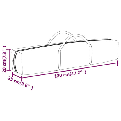 Folding Party Tent With Sidewalls Blue 2X2 M