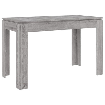 Dining Table Grey Sonoma 120X60X76 Cm Engineered Wood