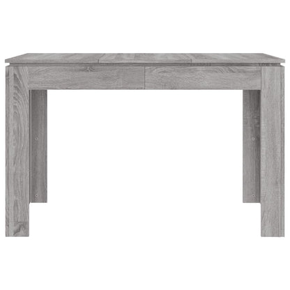 Dining Table Grey Sonoma 120X60X76 Cm Engineered Wood