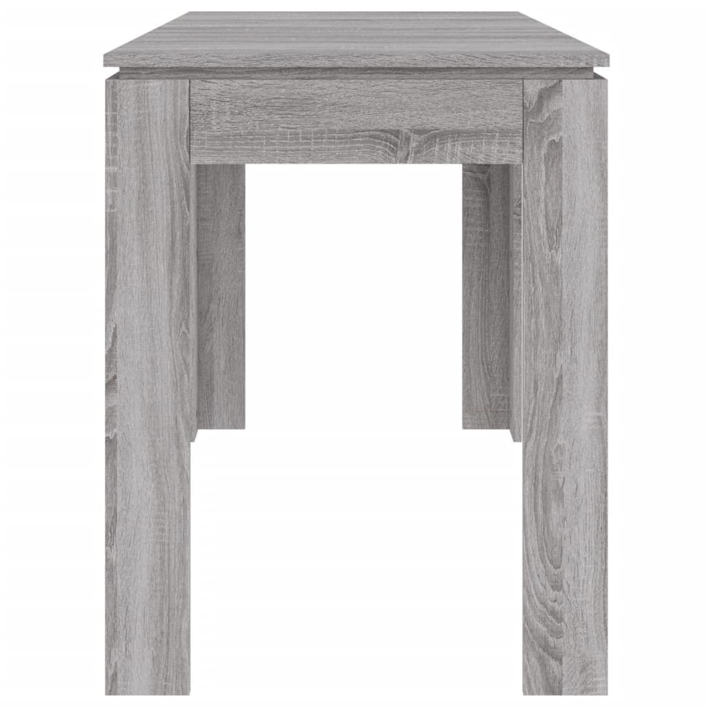 Dining Table Grey Sonoma 120X60X76 Cm Engineered Wood