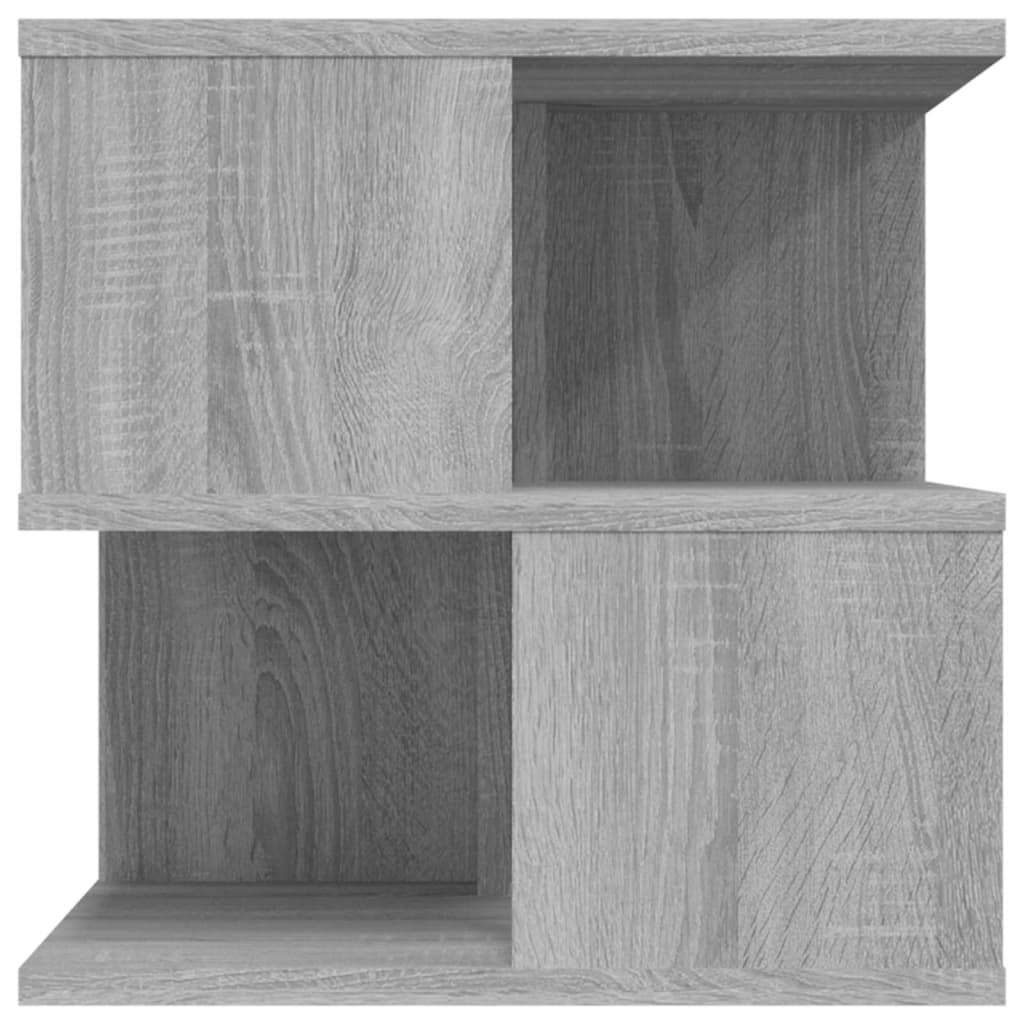 Side Table Grey Sonoma 40X40X40 Cm Engineered Wood