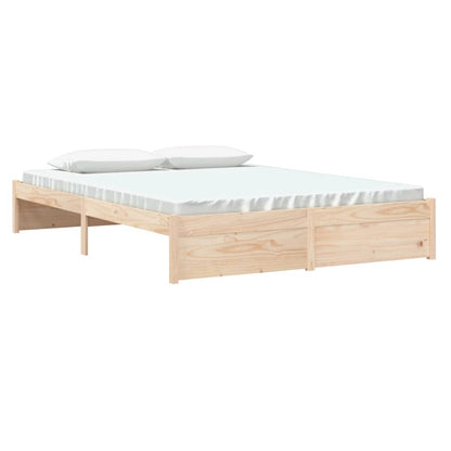 Bed Frame Solid Wood 150X200 Cm King Size