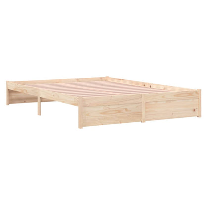 Bed Frame Solid Wood 150X200 Cm King Size