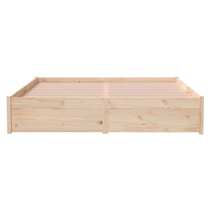 Bed Frame Solid Wood 150X200 Cm King Size