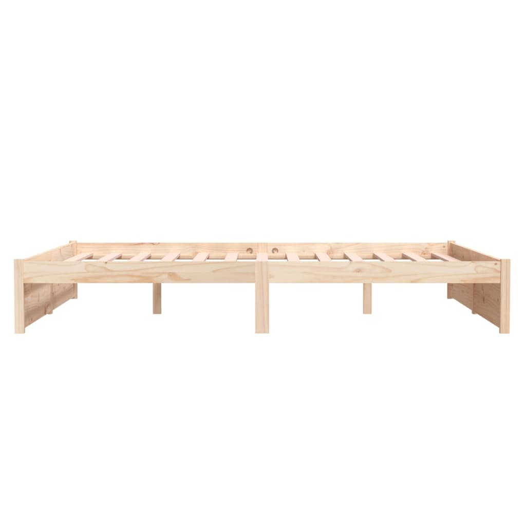 Bed Frame Solid Wood 150X200 Cm King Size