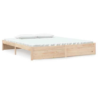 Bed Frame Solid Wood 180X200 Cm Super King Size