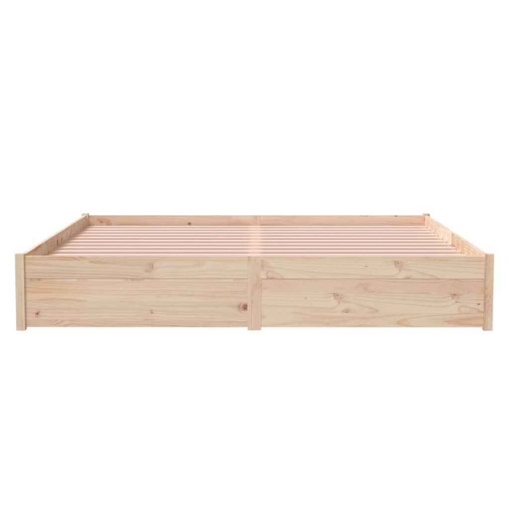 Bed Frame Solid Wood 180X200 Cm Super King Size