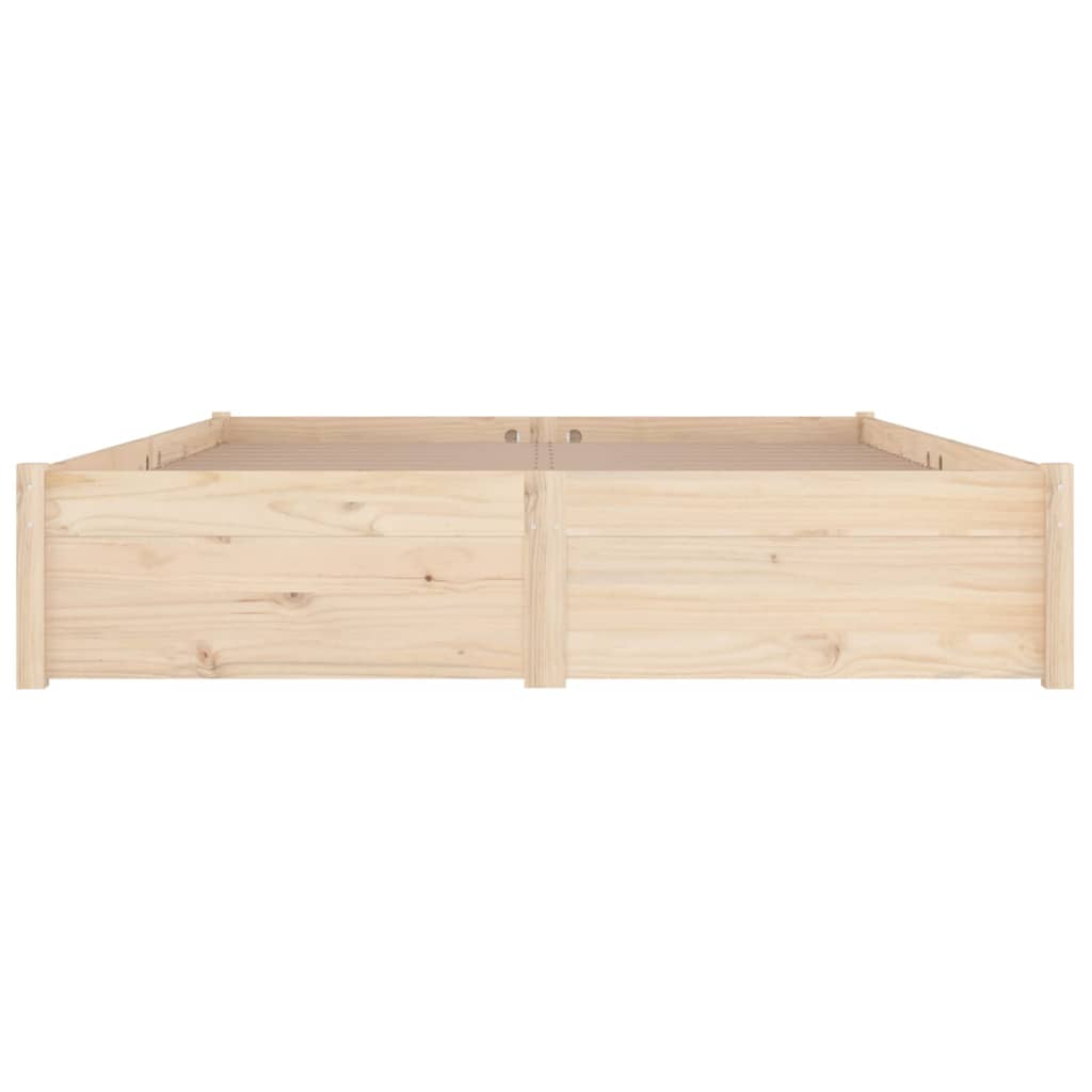 Bed Frame With Drawers 120X190 Cm Small Double