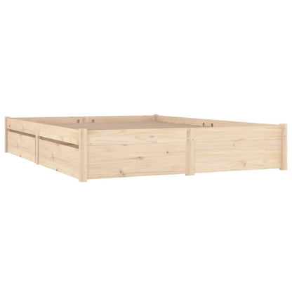 Bed Frame With Drawers 150X200 Cm King Size