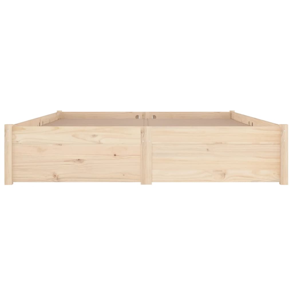 Bed Frame With Drawers 150X200 Cm King Size