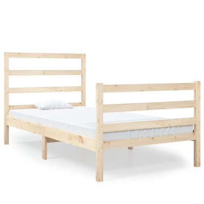 Bed Frame Without Mattress Solid Wood Single