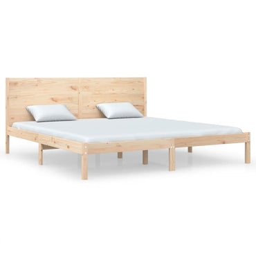 Bed Frame Without Mattress 180X200 Cm Super King Solid Wood