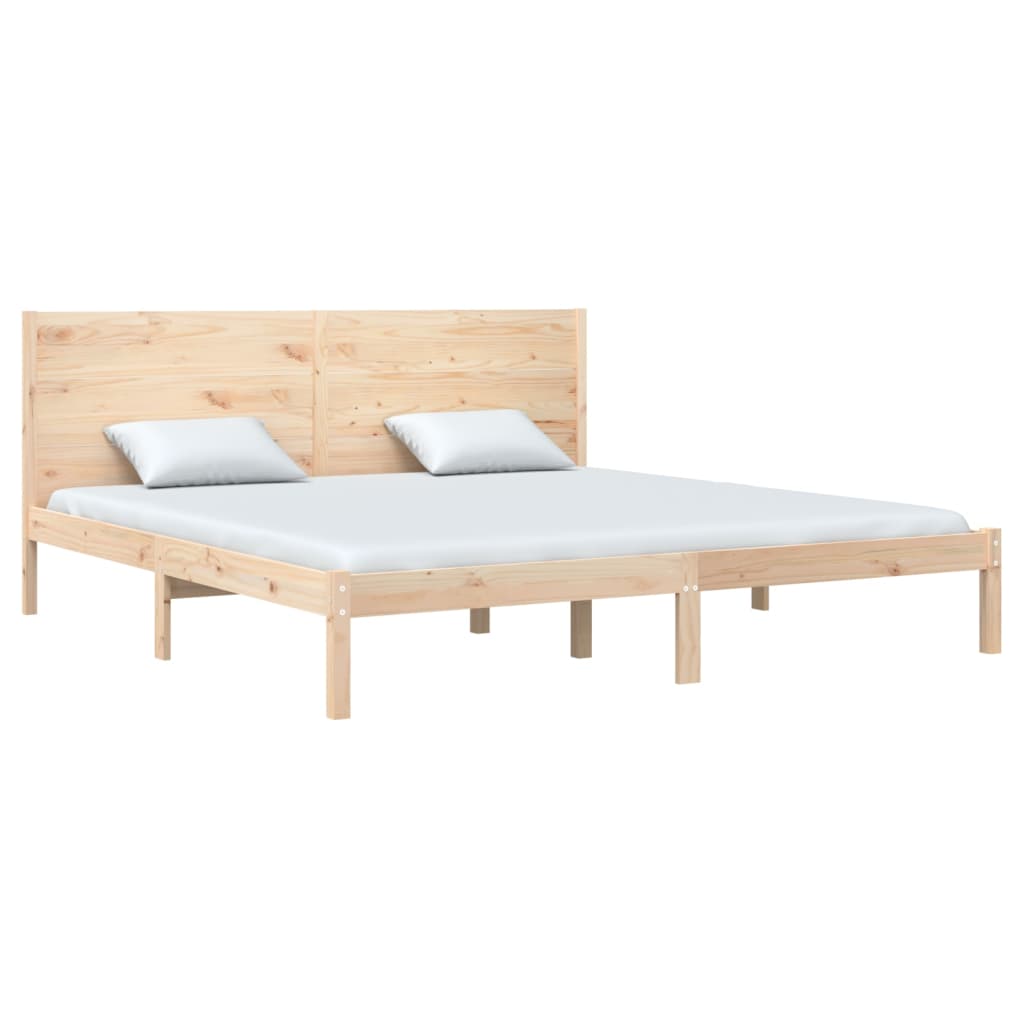 Bed Frame Without Mattress 180X200 Cm Super King Solid Wood