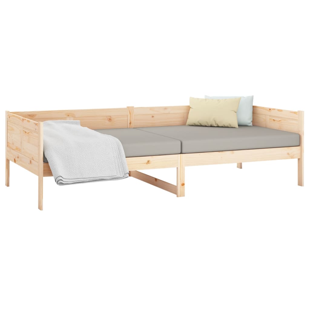 Day Bed Solid Wood Pine 90X190 Cm