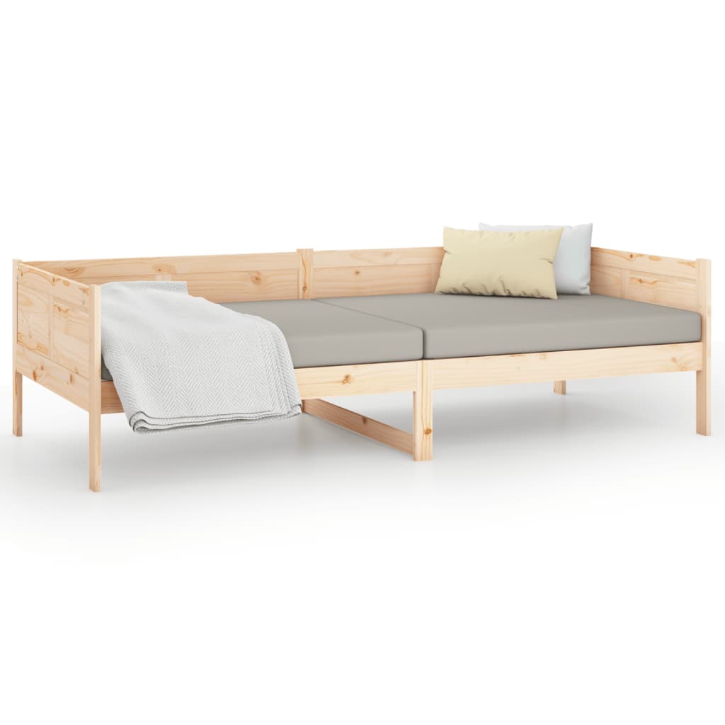 Day Bed Solid Wood Pine 90X190 Cm