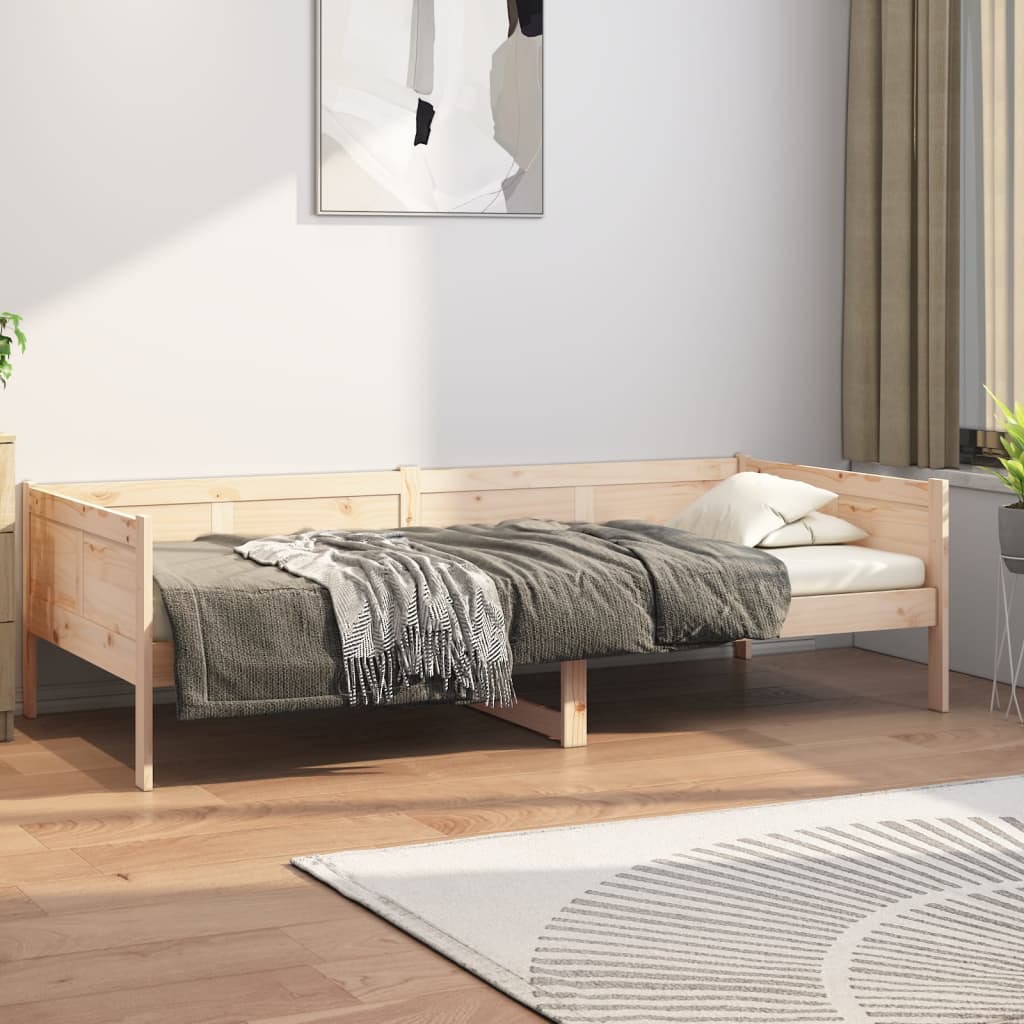 Day Bed Solid Wood Pine 90X190 Cm