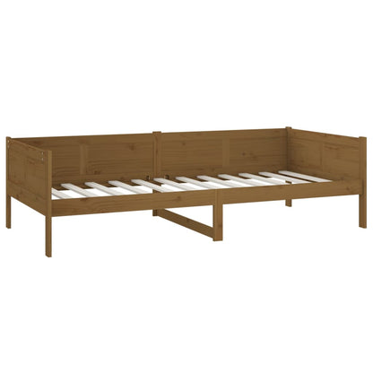 Day Bed Honey Brown Solid Wood Pine 90X190 Cm