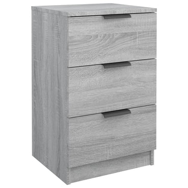 Bedside Cabinet Grey Sonoma 40X36X65 Cm