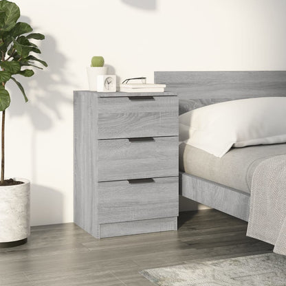 Bedside Cabinet Grey Sonoma 40X36X65 Cm