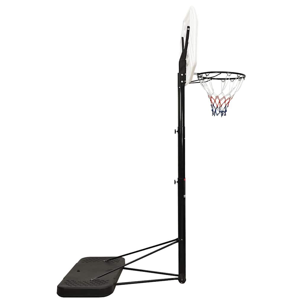 Basketball Stand White 258-363 Cm Polyethene