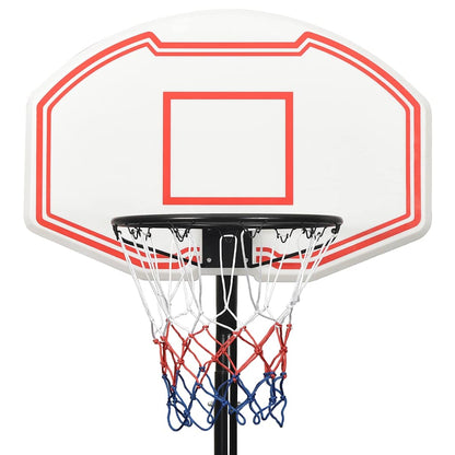 Basketball Stand White 237-307 Cm Polyethene