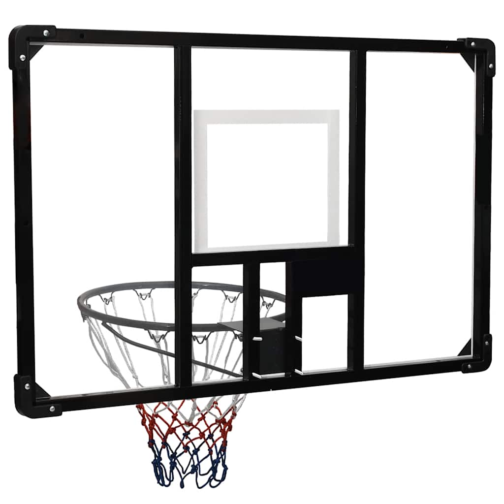 Basketball Backboard Transparent 106X69X3 Cm Polycarbonate