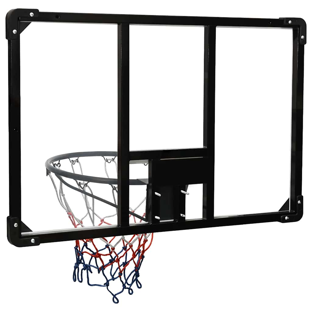 Basketball Backboard Transparent 90X60X2.5 Cm Polycarbonate