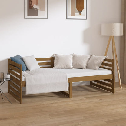 Day Bed Honey Brown 90X190 Cm Solid Wood Pine