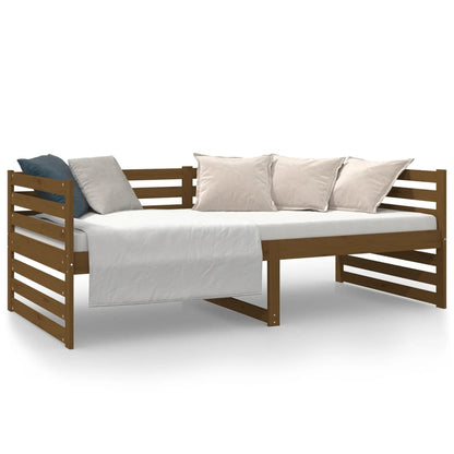 Day Bed Honey Brown 90X190 Cm Solid Wood Pine