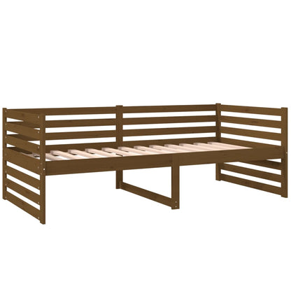 Day Bed Honey Brown 90X190 Cm Solid Wood Pine