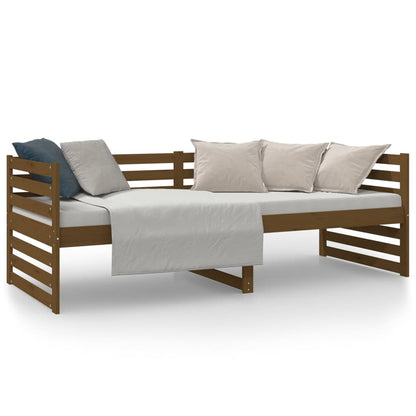 Day Bed Honey Brown 80X200 Cm Solid Wood Pine