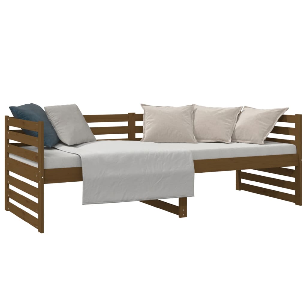 Day Bed Honey Brown 80X200 Cm Solid Wood Pine