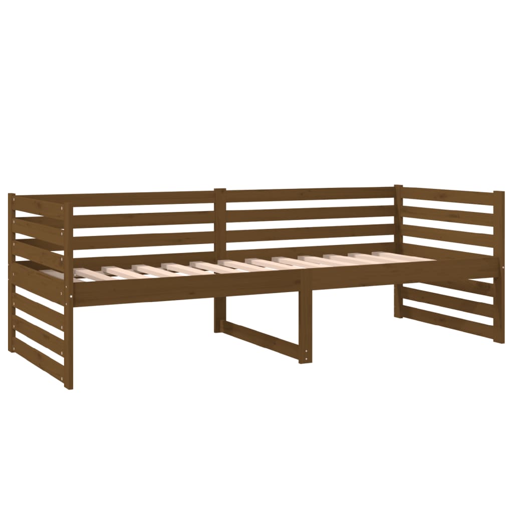 Day Bed Honey Brown 80X200 Cm Solid Wood Pine