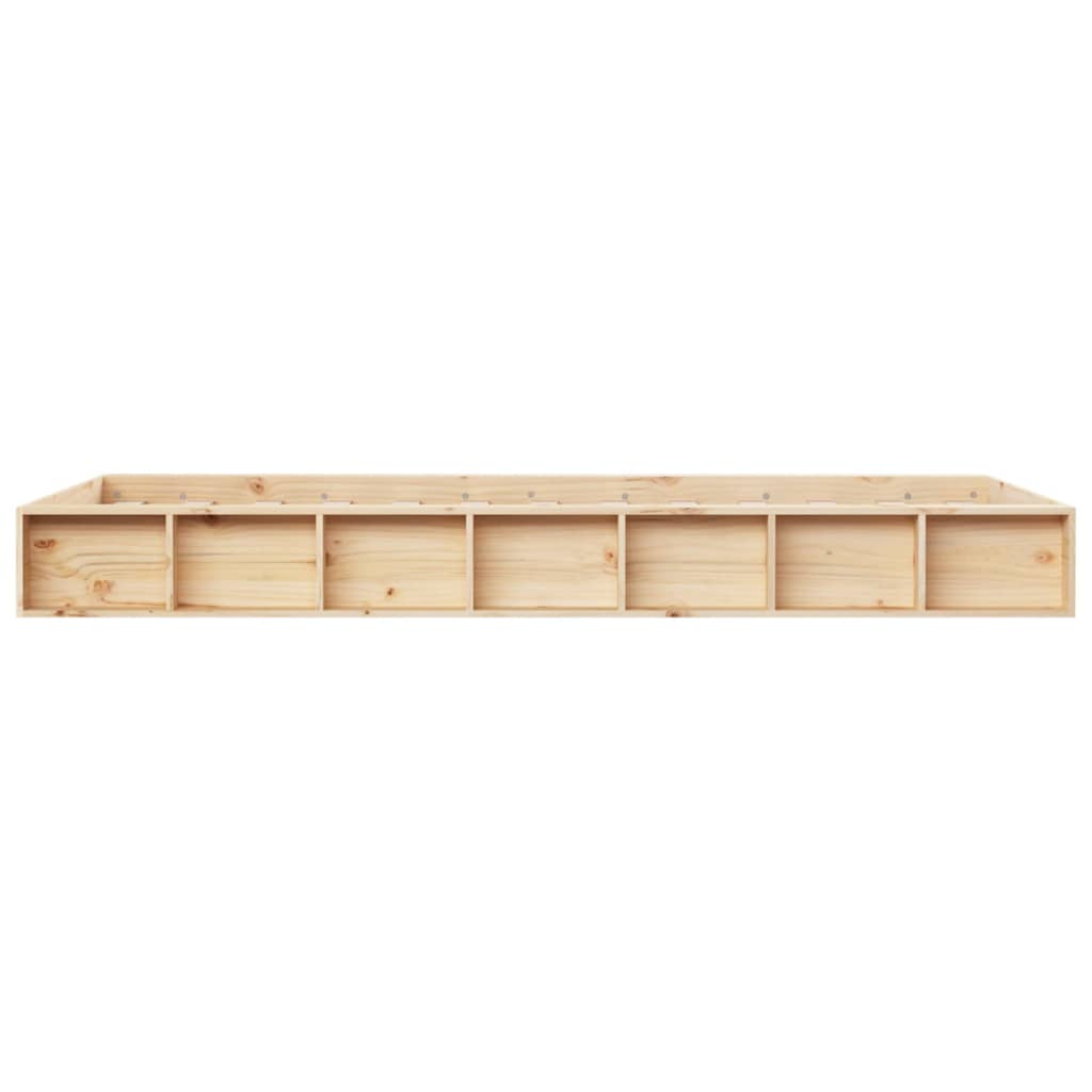 Bed Frame 90X190 Cm Single Solid Wood