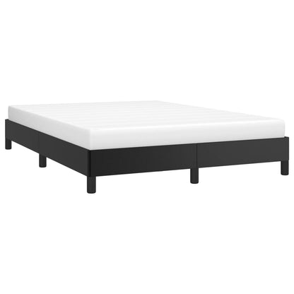 Bed Frame Black 135X190 Cm Double Faux Leather