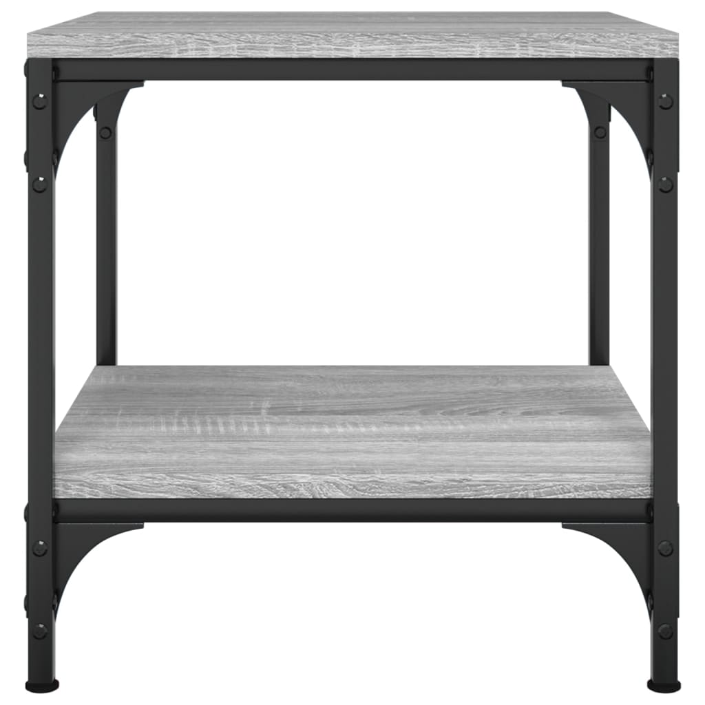 Side Table Grey Sonoma 40X40X40 Cm Engineered Wood