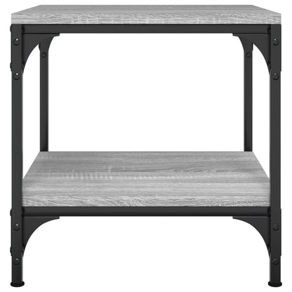 Side Table Grey Sonoma 40X40X40 Cm Engineered Wood